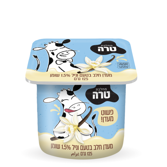 מעדן חלב בטעם וניל